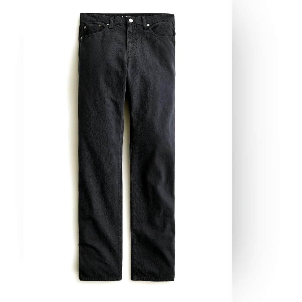 J. Crew Garment-dyed slouchy-straight jean